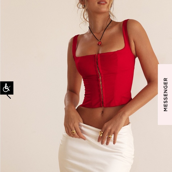 House of cub PIA cherry corset - Picture 3 of 7